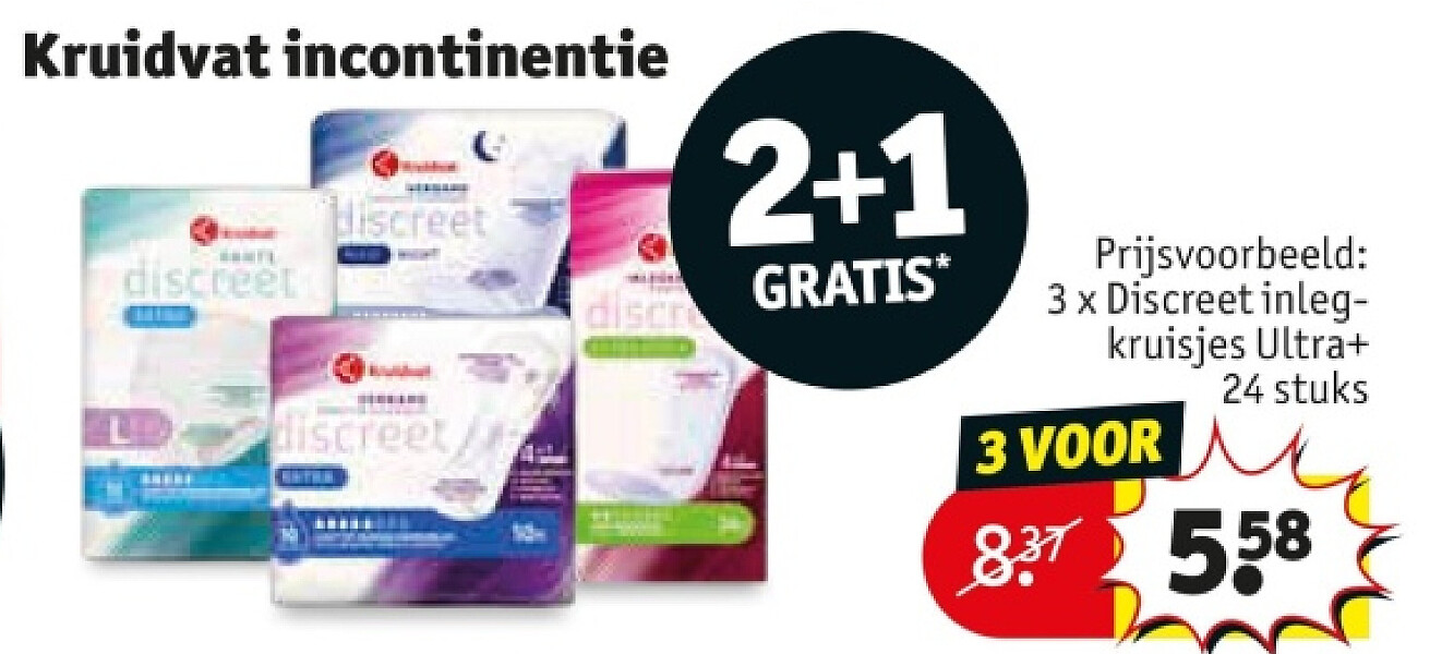Kruidvat incontinentie