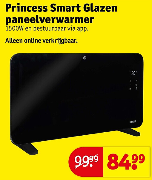 Princess Smart Glazen paneelverwarmer