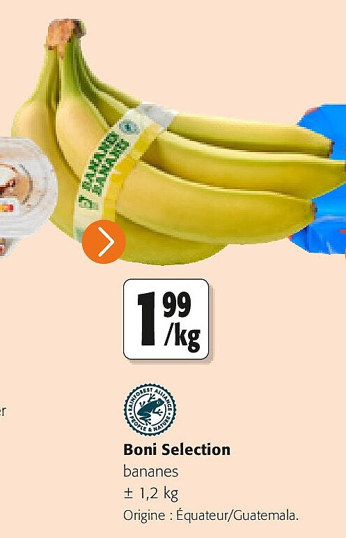 Boni Selection bananes