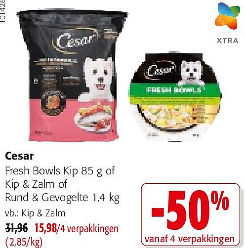 Cesar Fresh Bowls Kip 85 g
