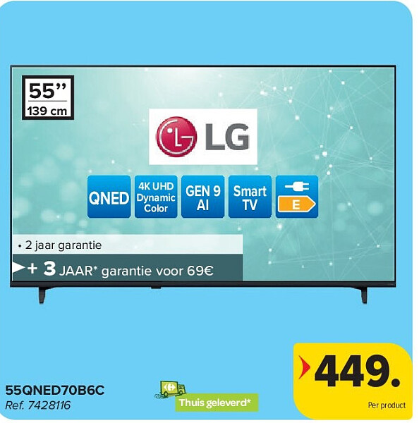 LG 55QNED70B6C QNED TV