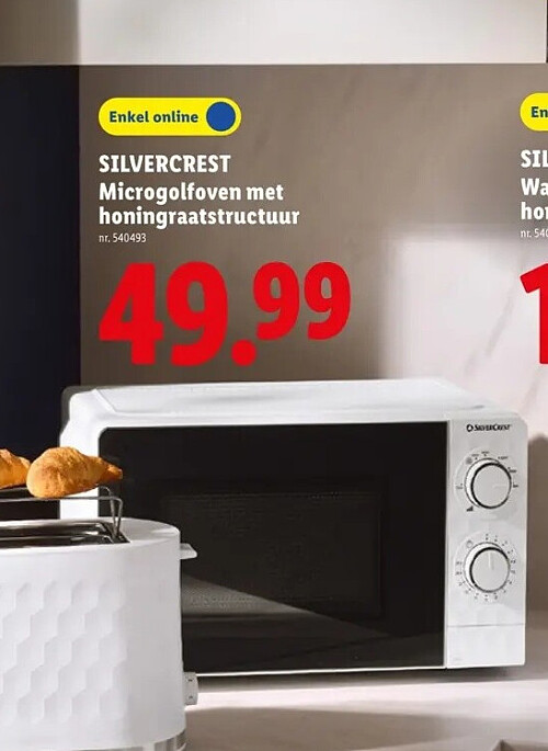 SILVERCREST Microgolfoven met honingraatstructuur