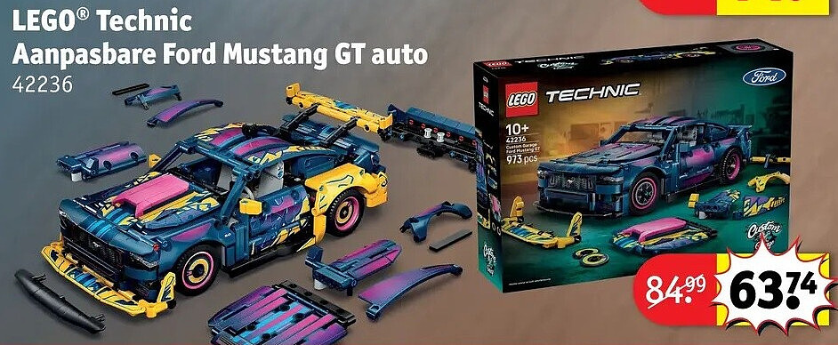LEGO® Technic Aanpasbare Ford Mustang GT auto 42236