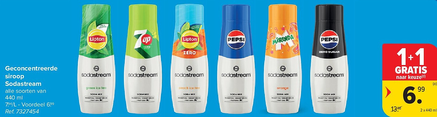 Geconcentreerde siroop Sodastream