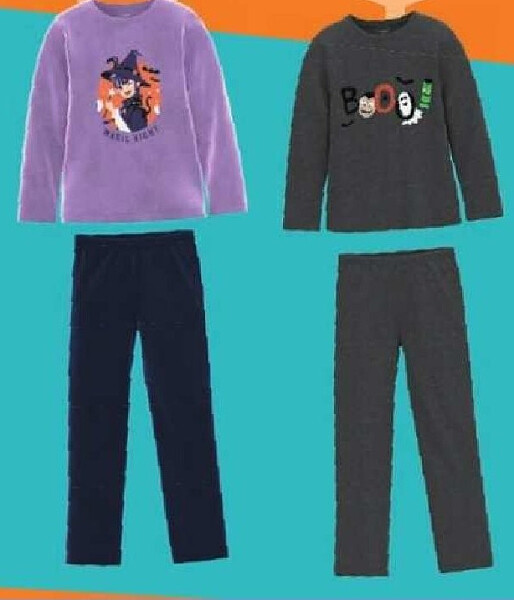 Ensemble pyjama velours enfant