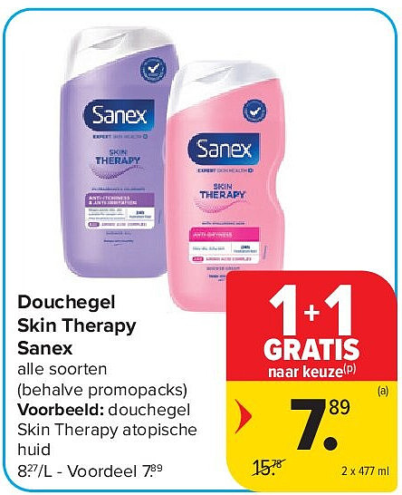 Douchegel Skin Therapy Sanex