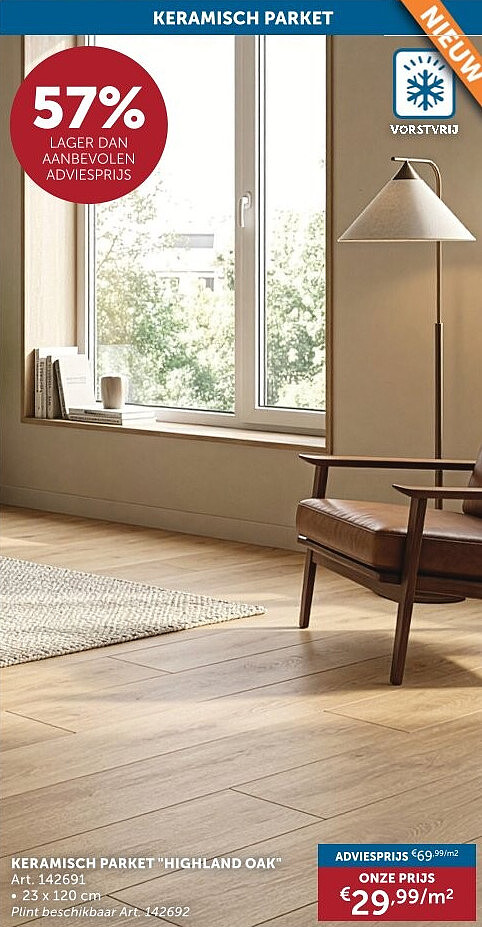 KERAMISCH PARKET "HIGHLAND OAK"