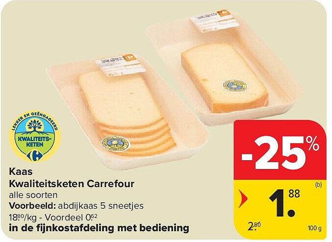 Kaas Kwaliteitsketen Carrefour