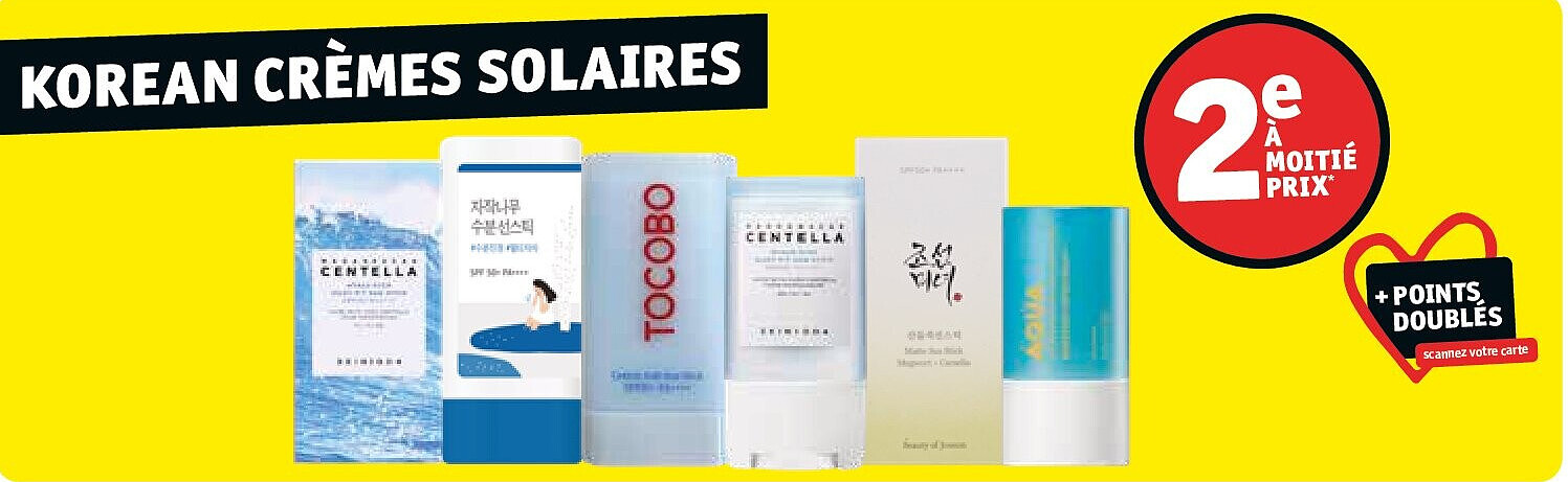 KOREAN CRÈMES SOLAIRES