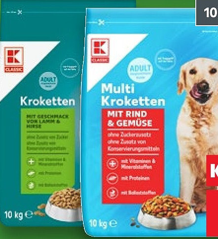 Hundenahrung Kroketten