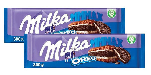 Tablette de chocolat au lait MMMax Oreo Milka