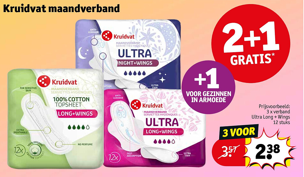 Kruidvat maandverband