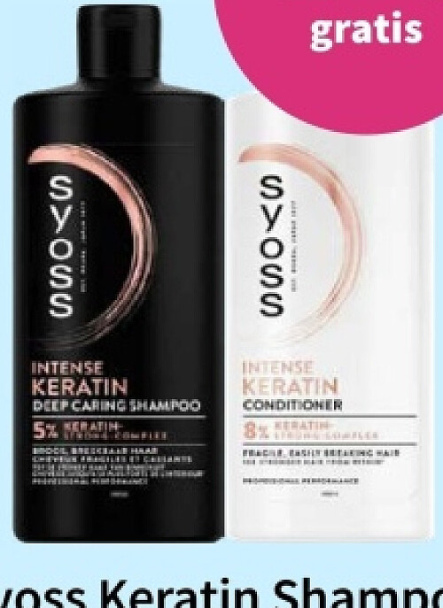 Syoss Keratin Shampoo en Conditioner