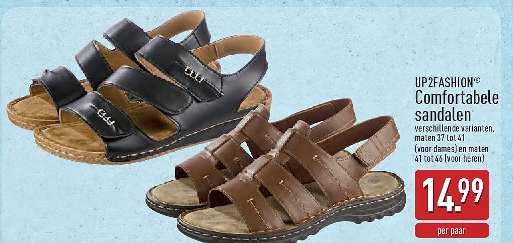 Comfortabele sandalen