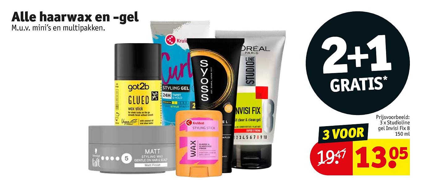 Alle haarwax en -gel