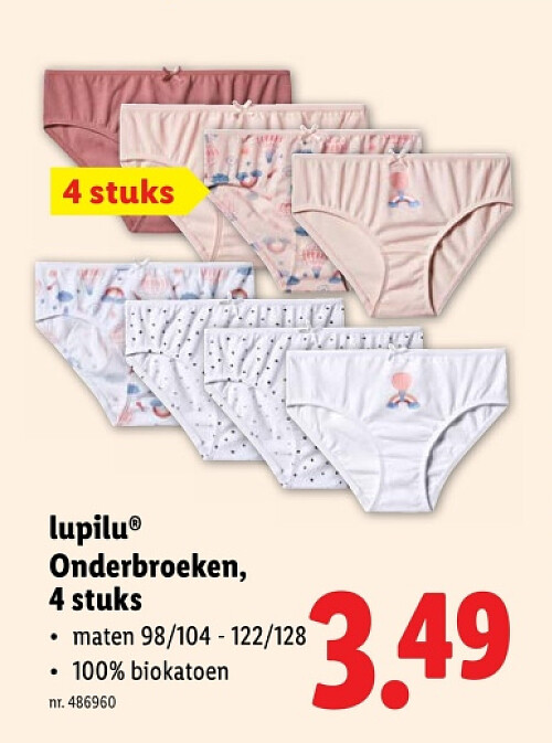 Onderbroeken, 4 stuks