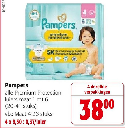 Pampers Maat 4 26 stuks