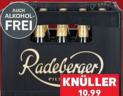 Radeberger Pilsner oder Alkoholfrei