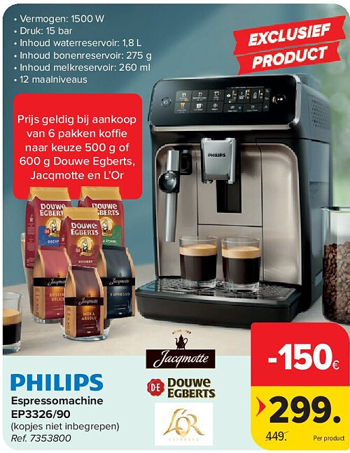 Espressomachine EP3326/90