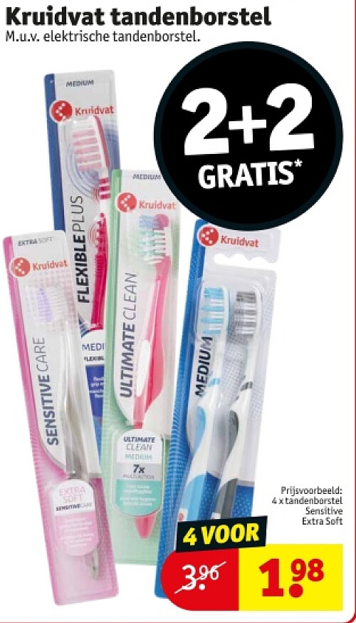 Kruidvat tandenborstel