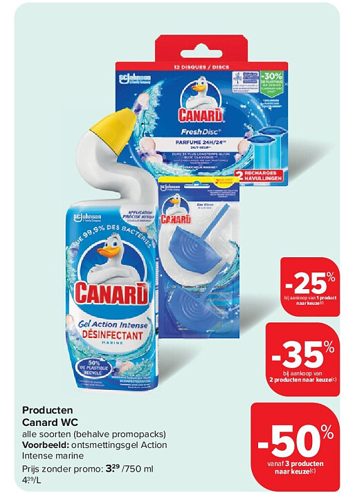 Producten Canard WC