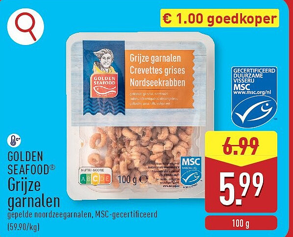 Grijze garnalen