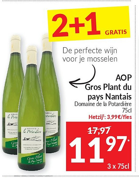 AOP Gros Plant du ☐pays Nantais
