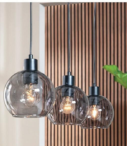 GAMMA hanglamp Esfera - zwart/glas