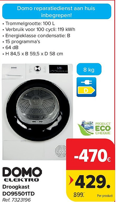 Droogkast DO95501TD
