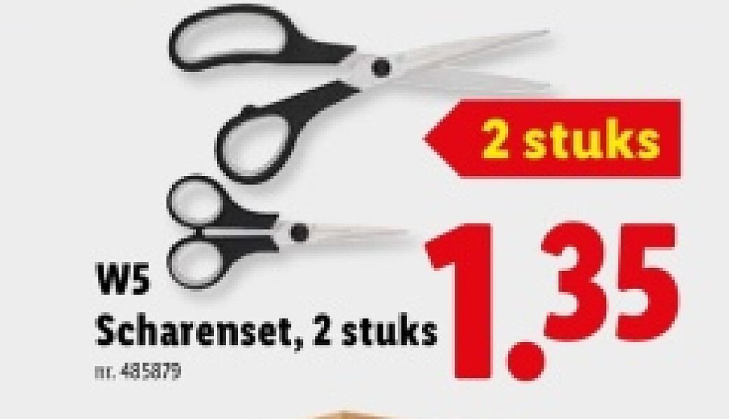 Scharenset, 2 stuks