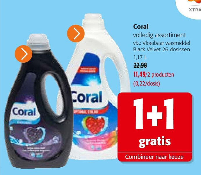 Coral Vloeibaar wasmiddel Black Velvet 26 dosissen 1,17 L