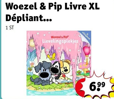 Woezel & Pip Livre XL Dépliant.