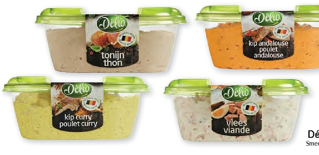 Délio en Heks’Nkaas smeerbare salades