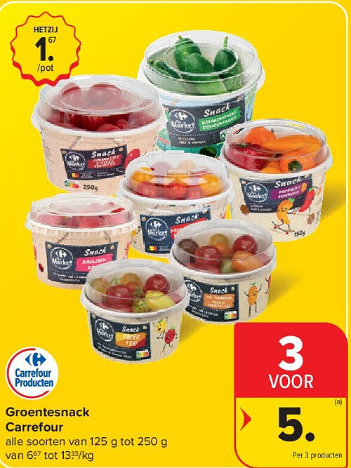 Groentesnack Carrefour
