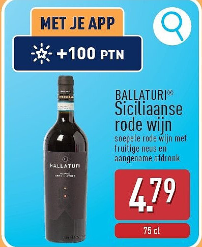 BALLATURI® Siciliaanse rode wijn