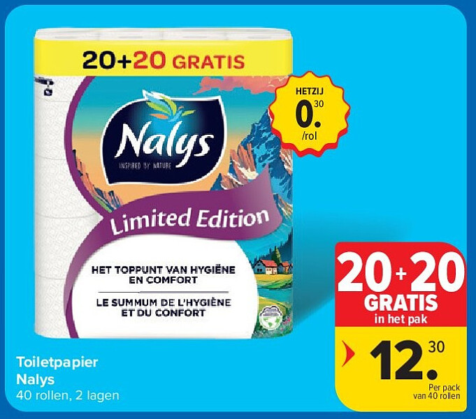Toiletpapier Nalys