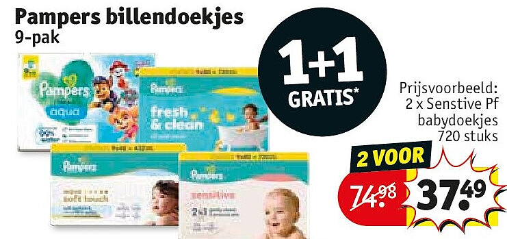 Pampers billendoekjes