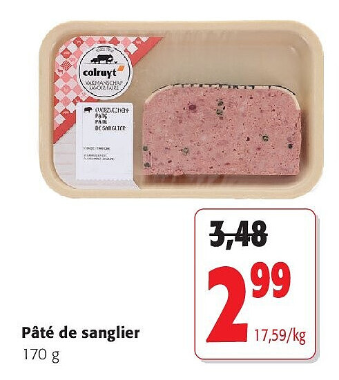 Pâté de sanglier 170