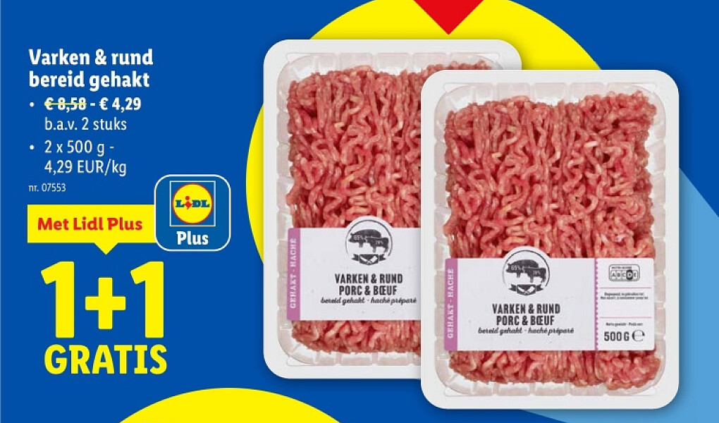 Varken & rund bereid gehakt