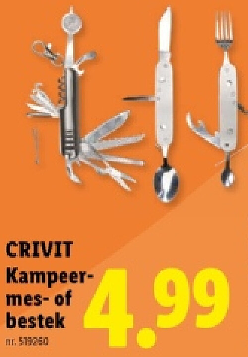 Kampeer-mes- of bestek