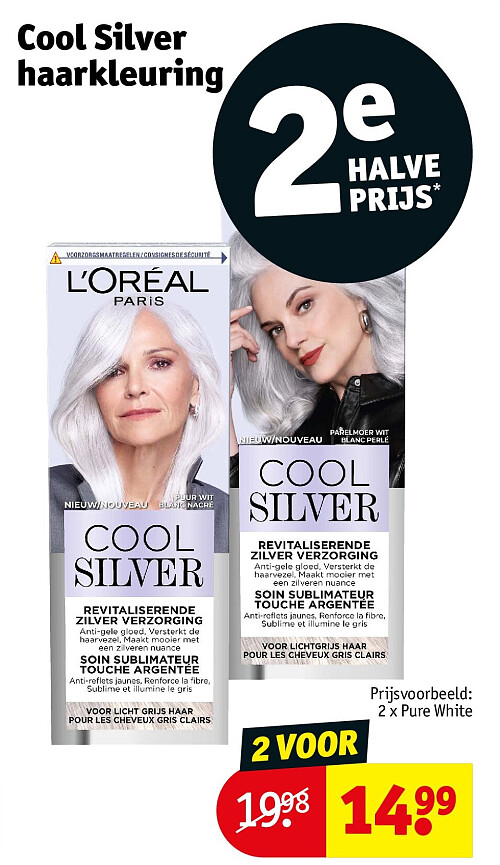 Cool Silver haarkleuring
