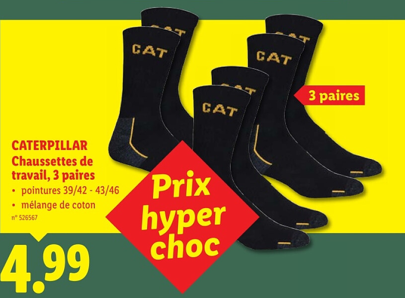 Chaussettes de travail, 3 paires