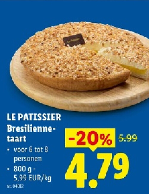 Bresiliennetaart