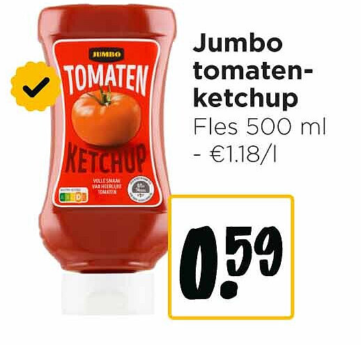 Jumbo tomatenketchup