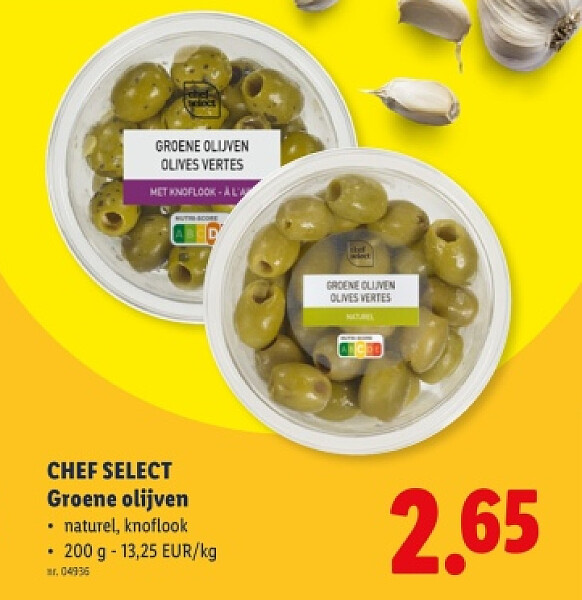 Groene olijven