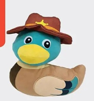 GOOD Speeltje voor hond Eend knuffel 24 cm