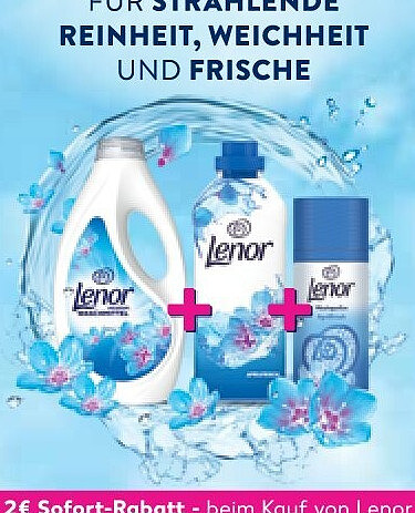 Lenor Produkte im Wert von mindestens 10 €