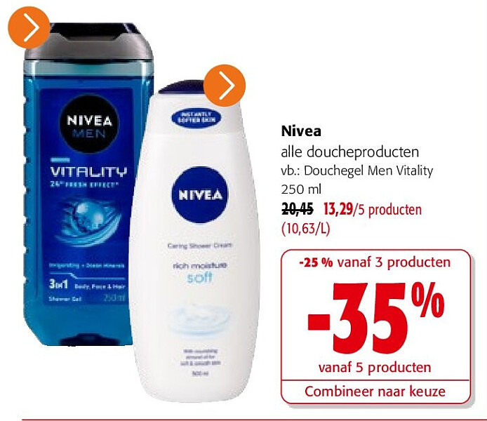 Nivea Douchegel Men Vitality 250 ml