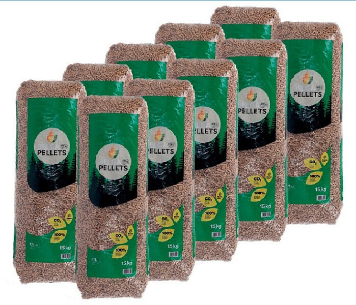 Pellets dennenhout 15 kg