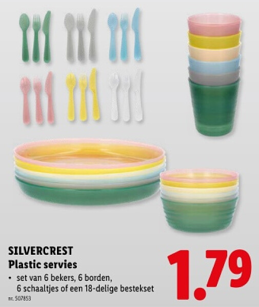 Plastic servies